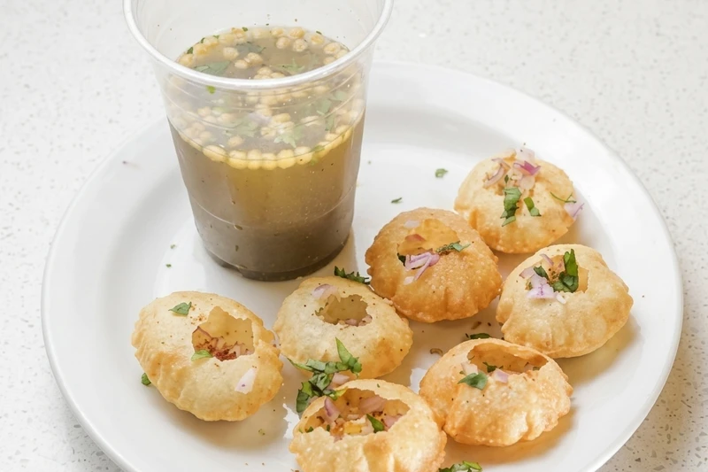 Gol Gappa (Pani Puri) at Chunkey Indo Chinese in Burnaby, BC